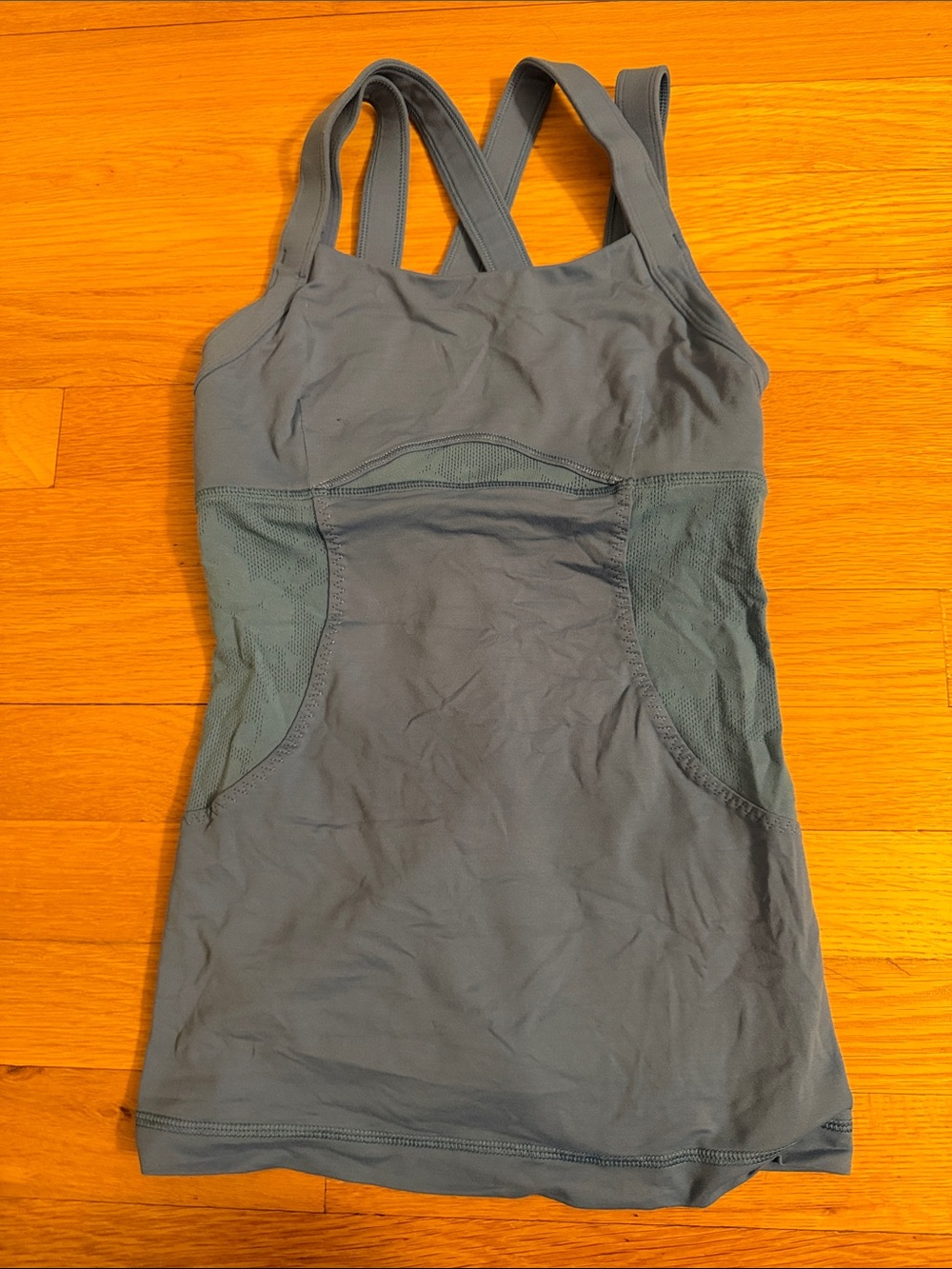 lululemon athletica Women’s Strappy Performance Tank - Slate Blue